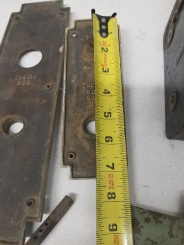 Antik Griechisch Bronze Russwin Russell Erwin Türschloss Set Hardware Thetis Yale #1 - Bild 11 von 16
