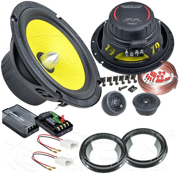 Ground Zero Lautsprecher FüR Fiat Sedici 2006-2014 Front Heck 2-Wege 150W #Atxu-image
