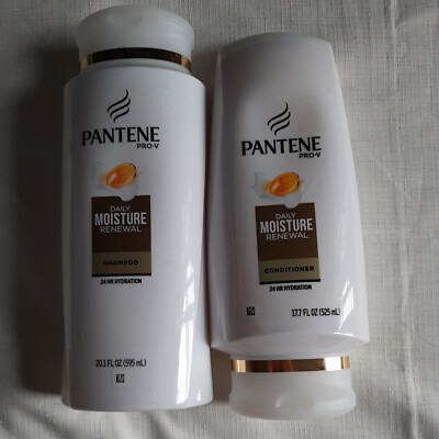 Pantene Pro-V Daily Moisture Renewal Shampoo 20.1 Floz & Conditioner 17.7 fl.oz!