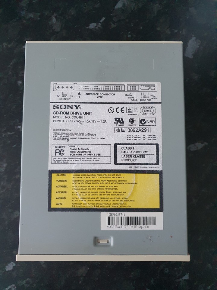 Sony CDU4811 IDE Beige PC CDROM Drive. eBay
