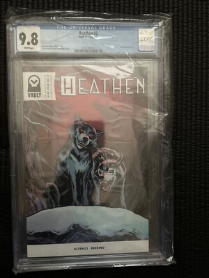 Heathen #2 Vault Comics   CGC 9.8! 1st Print! Optioned! VHTF! Beautiful Case!