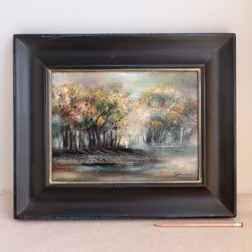 1972 Sacred Grove Taos Painting Jean Jourdain Mystical Southwest Impressionist - Picture 3 of 24