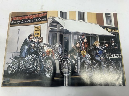 Easyriders VTG Biker Magazine April 1980 -David Mann Centerfold Intact - Foto 3 di 3