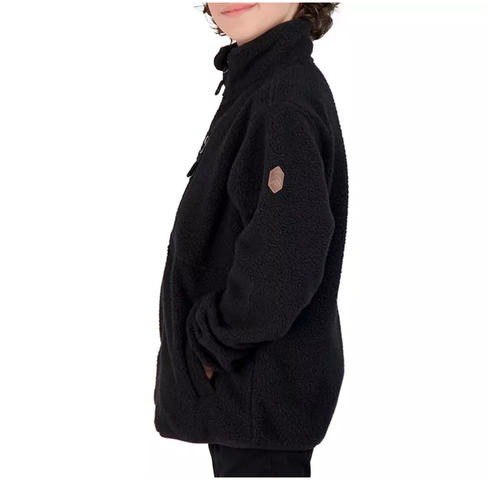 FREE COUNTRY Boys Size 4T Full-Zip Sherpa Fleece Jacket, Long Sleeve Outerwear - Picture 2 of 4