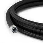 HEL AN -6 / AN 6 / AN6 PTFE Black Nylon Braided Fuel Oil Hose Line (1m)