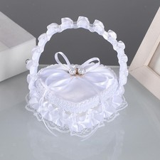 Wedding Ring Bearer Box Lace Ring Holder for Bridal Shower Party Wedding Day