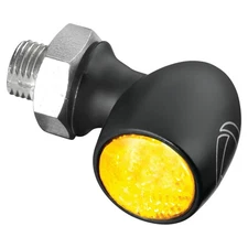 Kuryakyn 2570 Atto Front/Rear Marker Light by Kellermann-Dark Smoke Lens/Amber