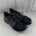NAOT Riviera Two Tone Gray Black Leather Comfort Shoes Oxford Size 40 9/9.5 