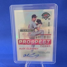 Panini 2024 Prospect Edition Prizm Alex Clemmey Auto #200 Nationals Baseball
