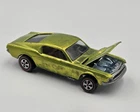 Vintage Hot Wheels Redlines Original 1968 Custom Mustang Antifreeze USA