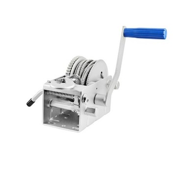 Handseilwinde BST RS 3300 lbs   1500 kg Zugkraft, 8m Stahlseil für Boote & KFZ