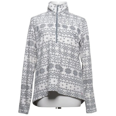 North Bend, Fleecepullover, Größe: 42, Weiß/Grau, Polyester, Sonstiges #o9V