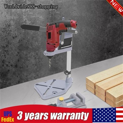 Adjustable Bench Clamp Drill Press Stand Workbench Repair Tool For Hand Drilling