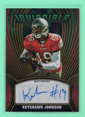 2022 Panini Chronicles Keyshawn Johnson #INV-KEJ Invincible Autograph Red /100