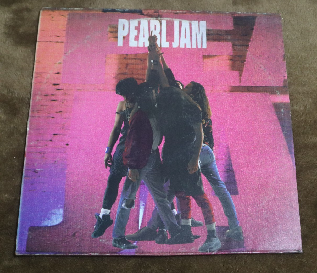 LP PEARL JAM Ten 1991 First Pressing Insert HEAR