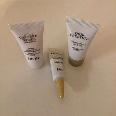 Dior Prestige Activated Serum & Le Micro Serum & Firming Wrinkle Cream Bundle 3