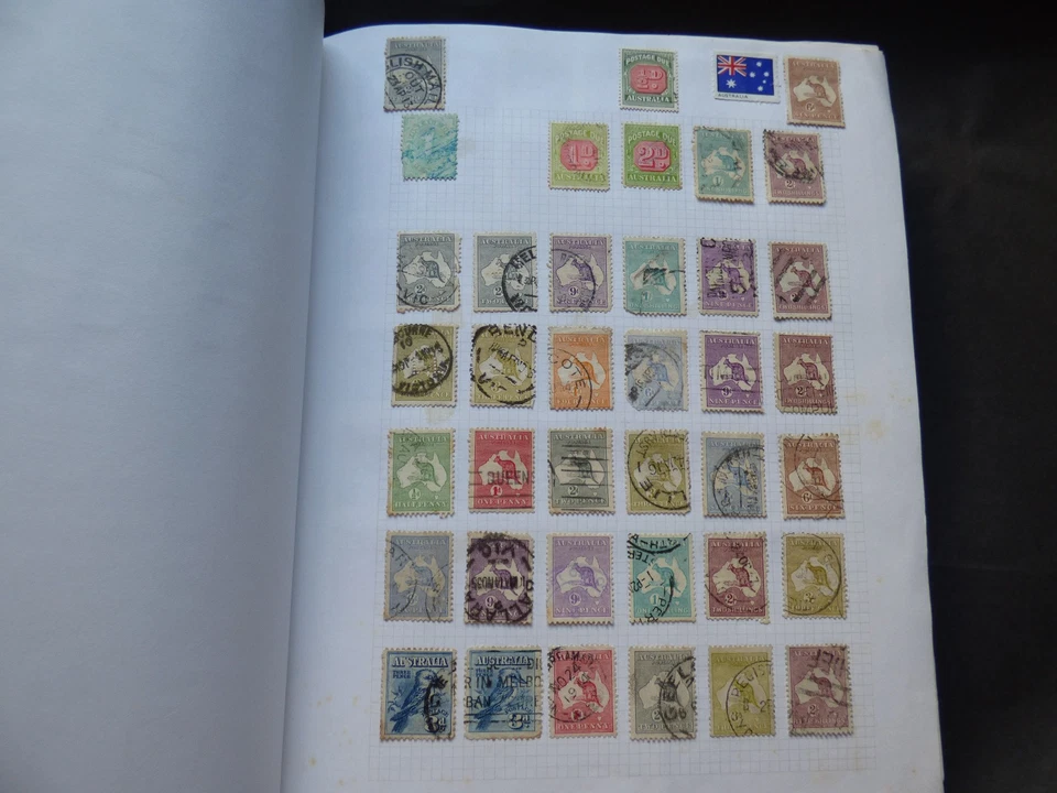Australia Stamp Collection Set Lot in Album - image 4 of 4