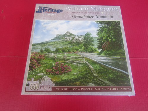 Jigsaw Puzzle WILLIAM MANGUM GRANDFATHER MOUNTAIN 550 Pieces Heritage