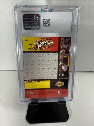 🔥 1998-99 Upper Deck Choice Flash Stats - Shaquille O’Neal CGC 9 Mint 🔥 - Bild 2 von 2
