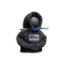 Shift Knob Cover, Mini Gear Shift Hoodie, USA Flag - Blue Line