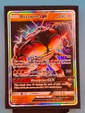 Buzzwole GX, 57/111, Crimson Invasion, Holo Rare, NM