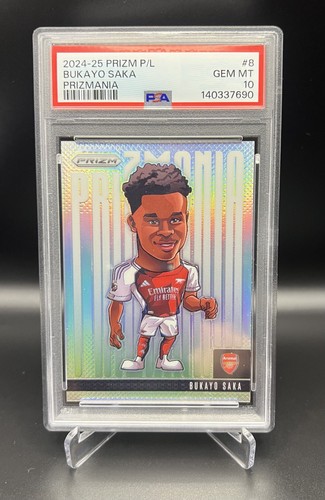 Bukayo Saka #8 2024 Panini Prizm Premier League Prizmania card