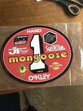 Old School OVAL BMX Number plate by OGK JAPAN -MONGOOSE BMX