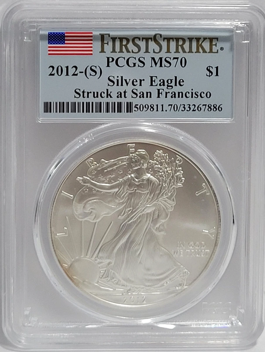 American Eagle MS 70 Graded 2012 Silver Bullion Coins for sale | eBay