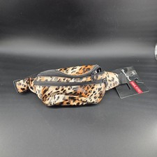 Animal Spotted Leopard Print Fanny Pack Waist Bag Pouch Costume Accessory New