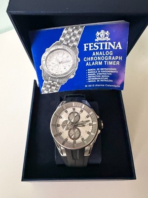 Große Armbanduhr von FESTINA  Model F20342/1 mit Originalarmband