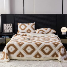 Flannel Warmth Autumn Winter Blanket Keep Comfortable Jacquard King Size Blanket