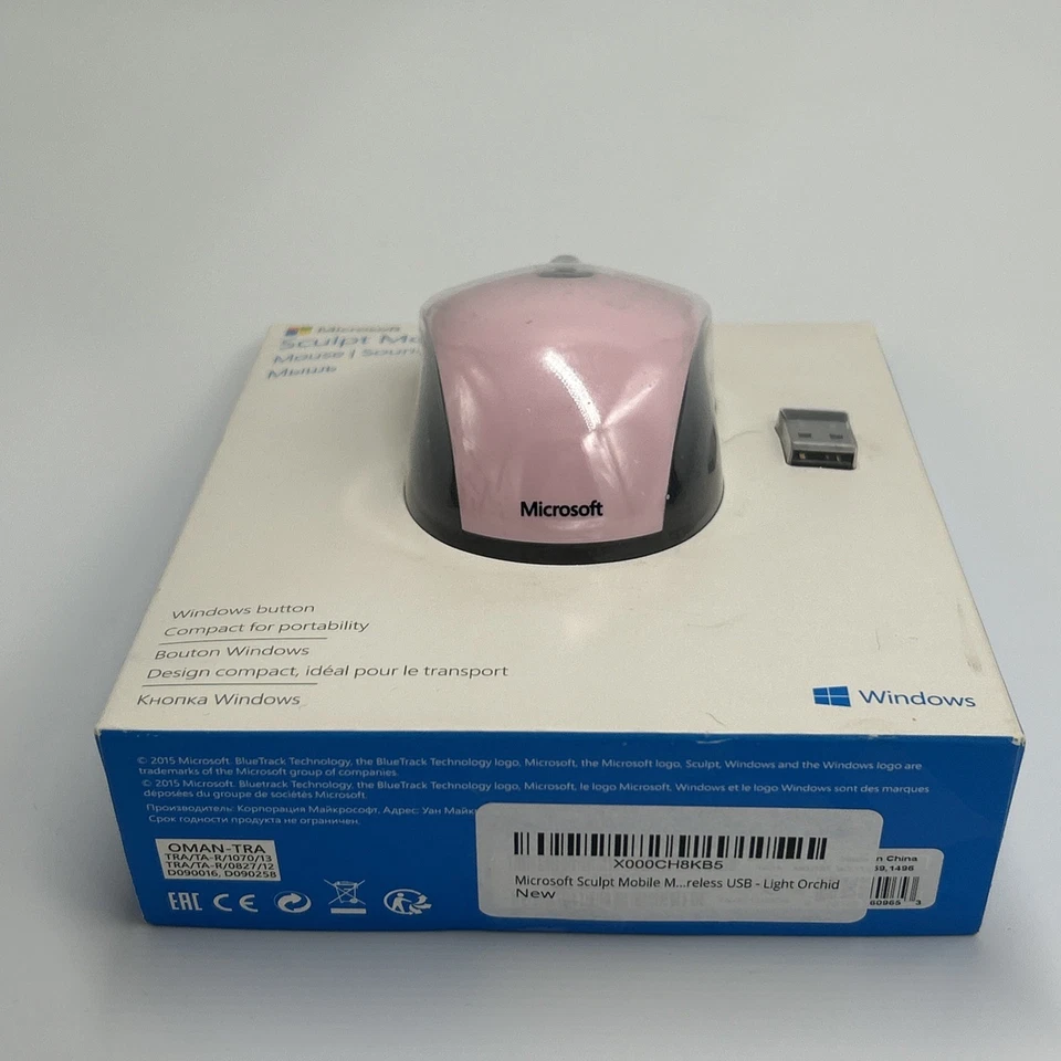 Microsoft Wireless Sculpt Mobile Mouse - Light Orchid - Sealed Box - Image 2 of 4