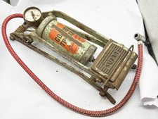 VINTAGE SUTTY FUSSPUMPE REIFENFÜLLER MIT MANOMETER AUTO FAHRRAD