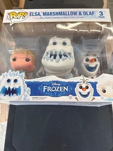 Funko Pop Disney Frozen Elsa Marshmallow Olaf 3 Pack Vinyl Figure