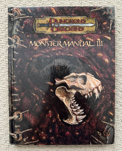 Monster Manual III (3) - Dungeons & Dragons D&D 3.5 WOTC 2004 First Printing