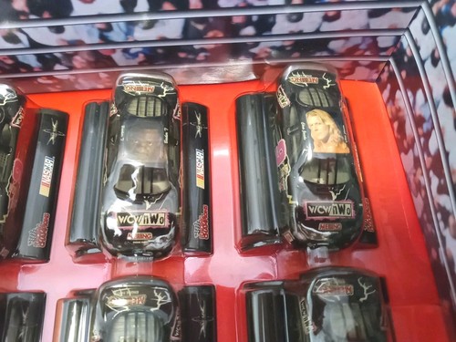 WCW Wrestling 12x Stockcars 1:64 Racing Champions 1999 Ltd Ed w/ COA Rare Set - Picture 4 of 17