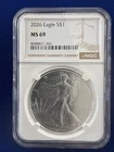 2026 $1 American Silver Eagle NGC MS69 Brown Label