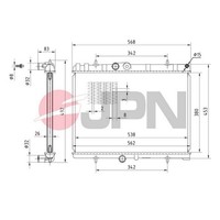 MotorküHler WasserküHler JPN 60C9042-JPN FüR Opel Crossland P17 P2QO Turbo Bus 2