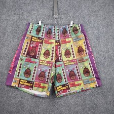 Flow Society Lacrosse Shorts Boys XL Youth Multicolor Monkey Pull On Athletic