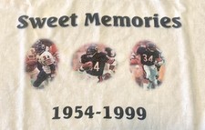 Walter Payton T-Shirt SWEET MEMORIES 1954-1999 XL