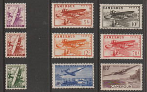 CAMEROUN - 9 MNH VICHY AIRMAIL ISSUES - SET? -