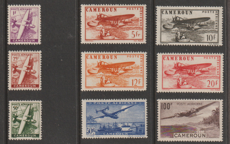 CAMEROUN - 9 MNH VICHY AIRMAIL ISSUES - SET? -