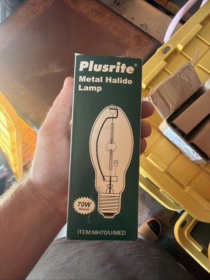 Plusrite Metal Halide Lamp MH100/U/MOG ED28 100W NIB