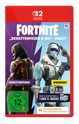 Fortnite - Schattenfeuer & Eis Paket (Downloadcode in Box) (Switch 2) (Neuware)