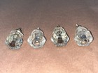 10 VINTAGE GLASS DRAWER KNOBS LARGE AND SMALL — photo 7