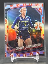 Sophie Cunningham 2025 Panini Prizm WNBA Logo Prizm #63 SSP Indiana Fever