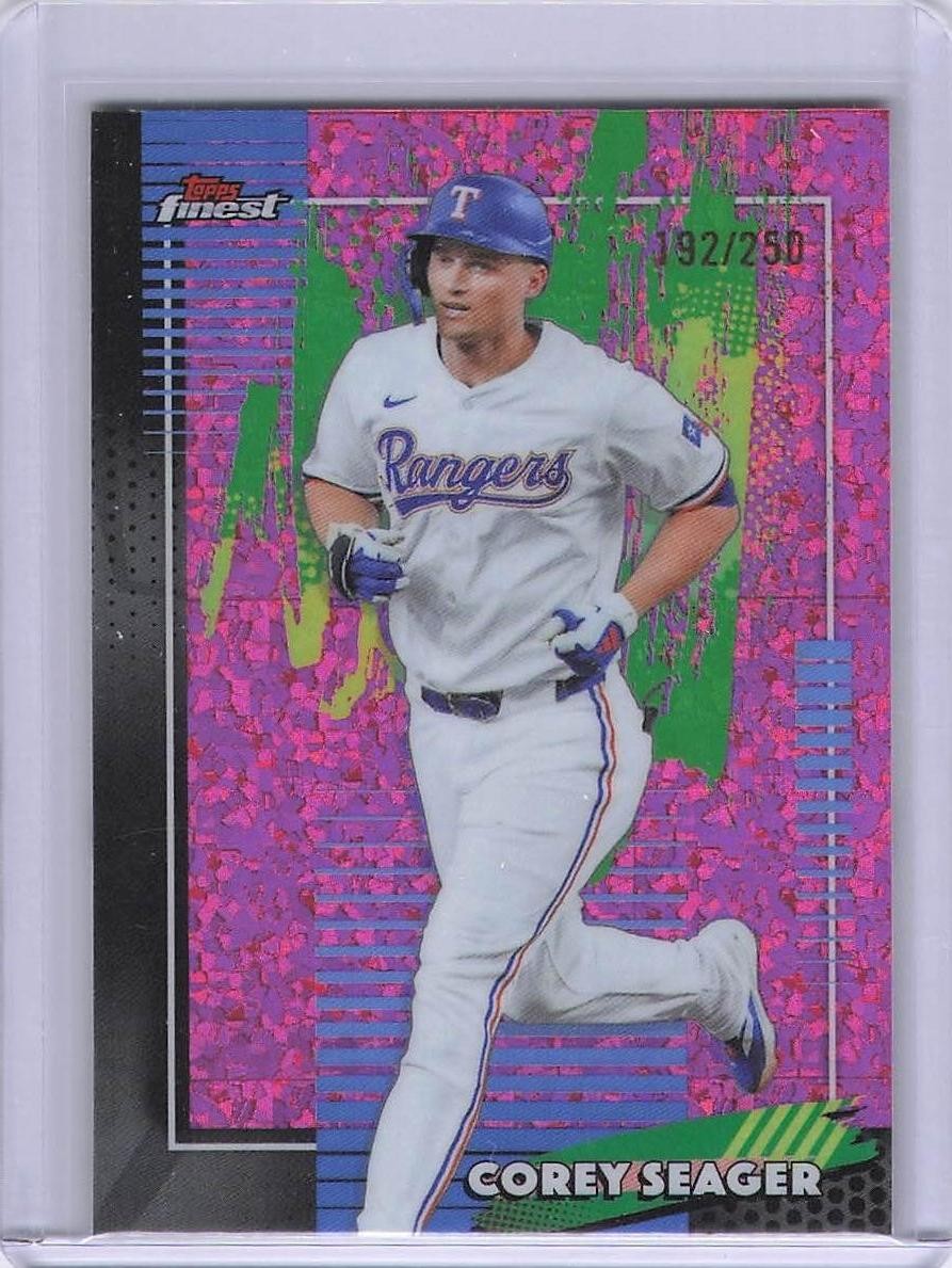 2026 Finest #63 Corey Seager Pink Refractor #/250