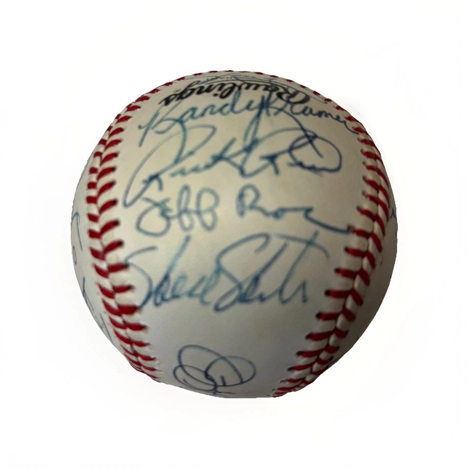 1989 Pittsburgh Pirates Team Signed Bball 23 autographs - Bonds, Bonilla, Bell - Image 3 of 4