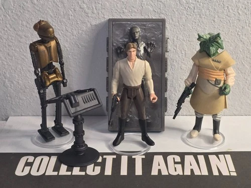 Star Wars 1995 - 98 Lot #33 POTF EV-9D9 Han Carbonite Ishi Tibb