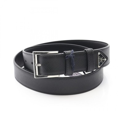 PRADA Triangle logo belt ceinture #90 2CC672053F000290 Saffiano
